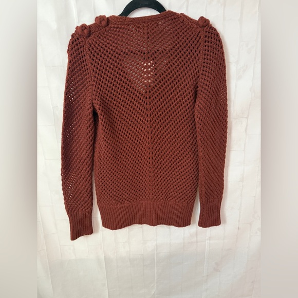Banana Republic V-Neck Cashmere Sweater - Deep Burgundy - Picture 4 of 7